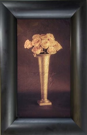 Tall Vase of Roses