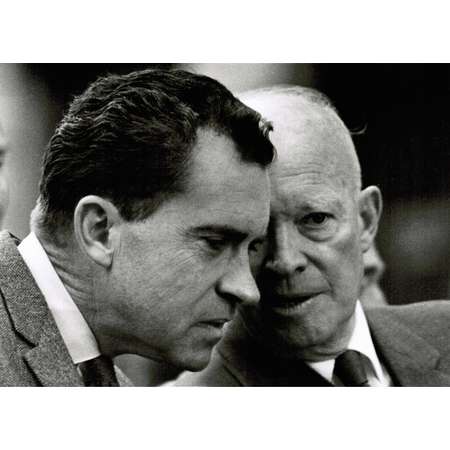Eisenhower & Nixon, NYC, 1960