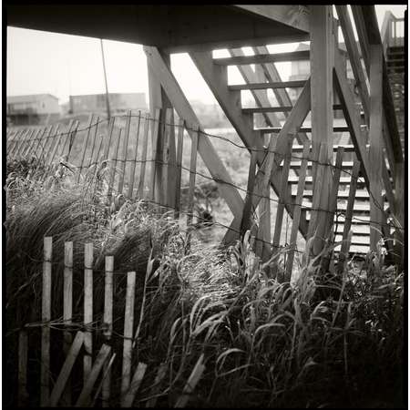 Dune Fence  and Stairs, Surfside Beach, 2002