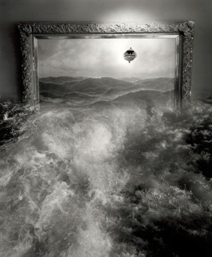 Jerry Ueslmann Untitled Ocean in Frame Catherine Couturier Gallery