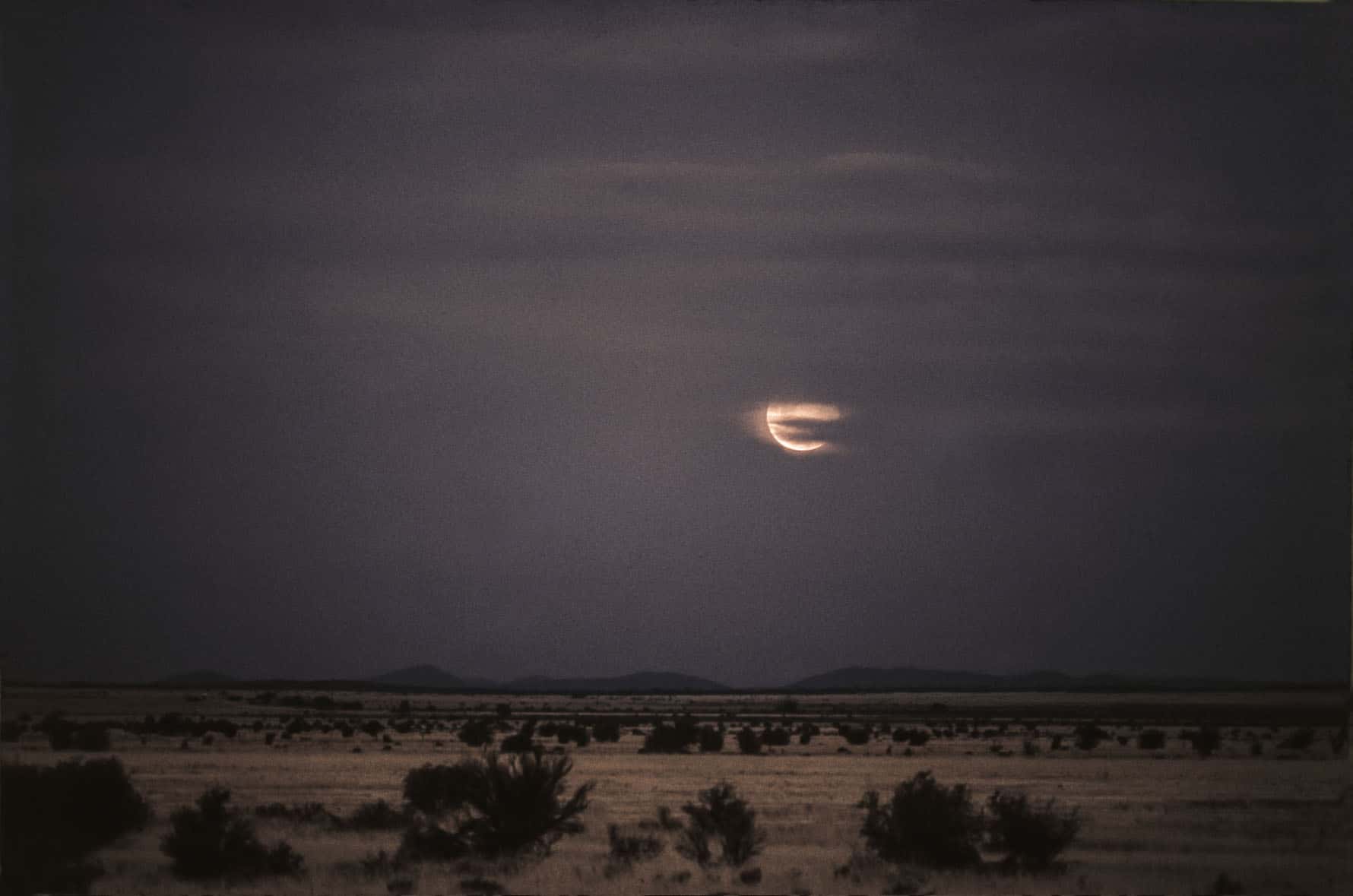 Moon, Midnorth, South Australia 1981, Kate Breakey, Catherine Couturier Gallery