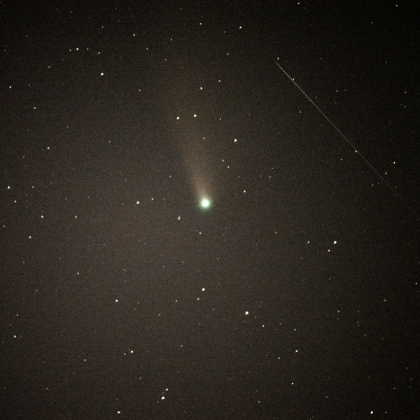 Comet Neowise with Shooting Star