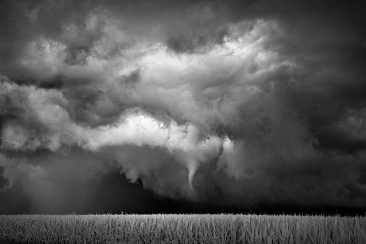 Mitch Dobrowner, Funnel-Cornfield, Catherine Couturier Gallery