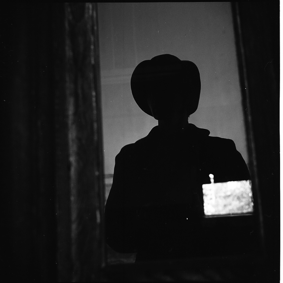 Vivian Maier, Self-portrait, Vivian's Silhouette, Chicago, 1973