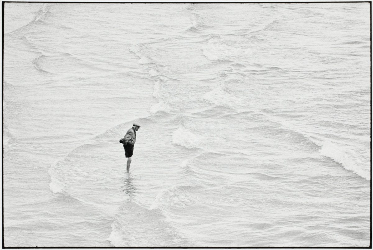 Brighton, England, 1966 (man in waves)