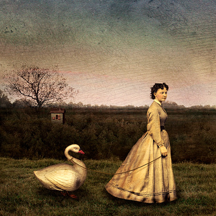 Woman with Swan