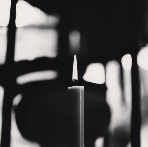 Burning Candle, Miyajidake Shrine, Kyushu, Japan