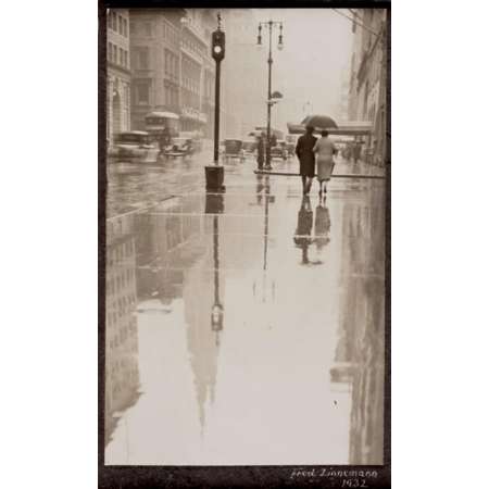 Rainy Day, Fifth Avenue, New York City Fred Zinnemann