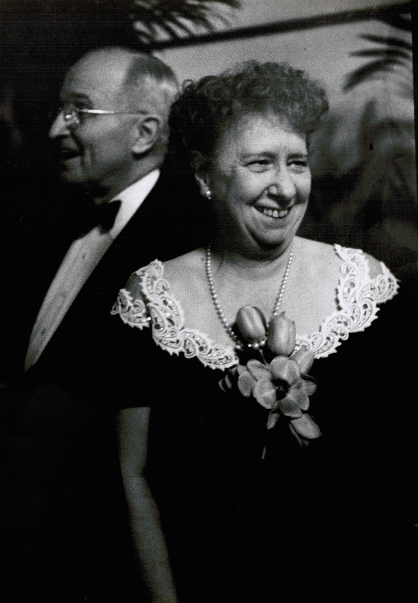 Bess & Harry Truman, NYC, 1954
