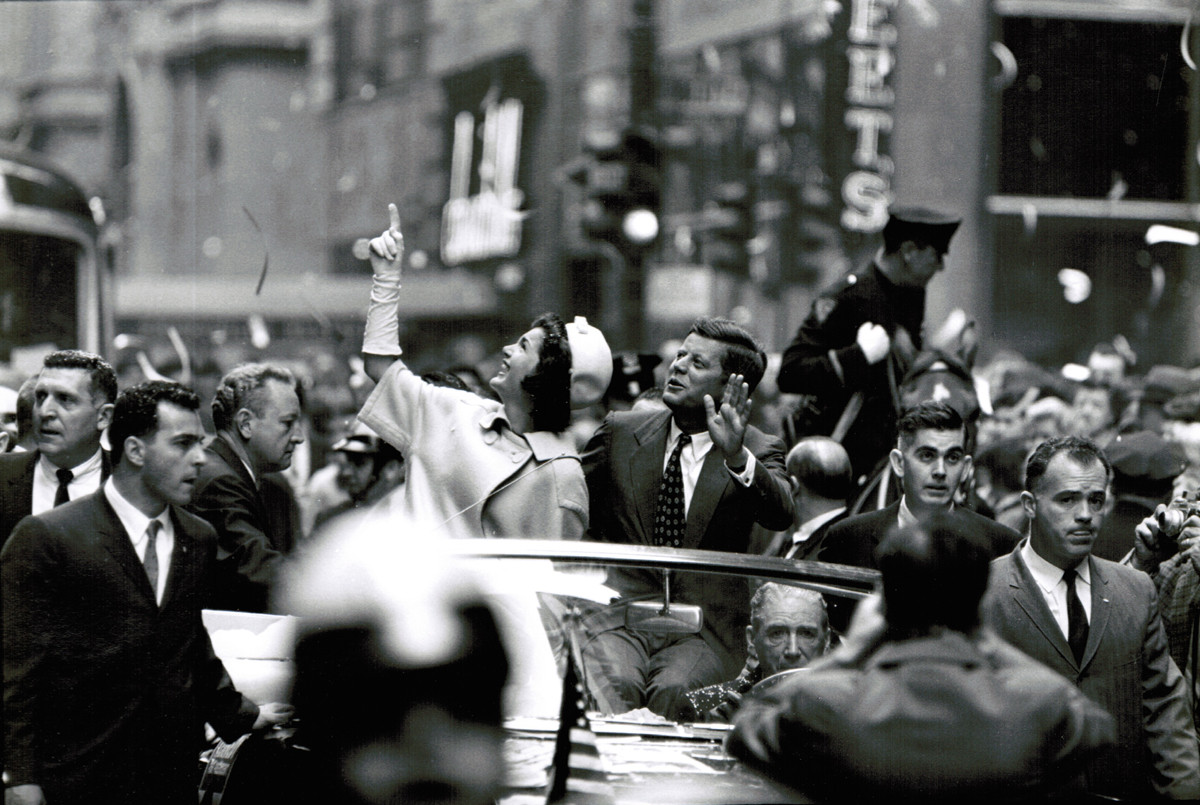 Jacqueline & John Kennedy (Parade front), 1960