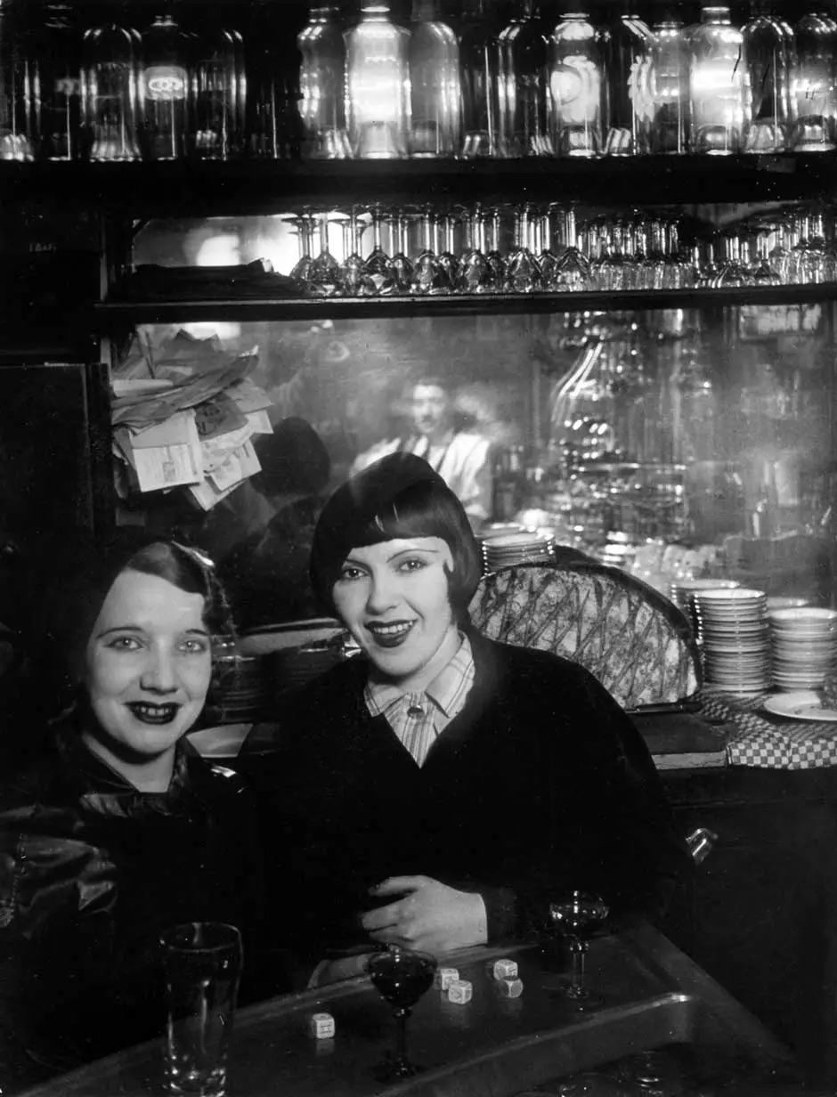Brassaï, Two Prostitutes in a Bar, Boulevard Rochechouart, Montemarte, Catherine Couturier Gallery