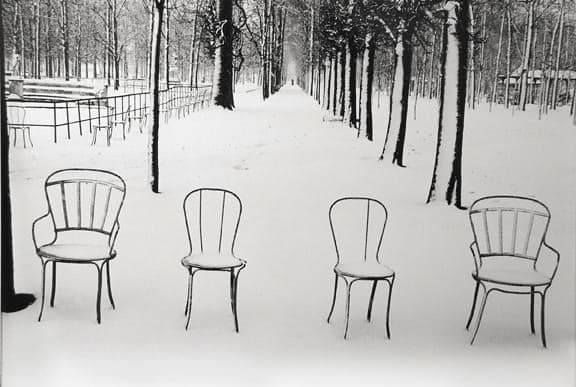 Martine Franck Snow in the Jardin de Tuileries, Catherine Couturier Gallery
