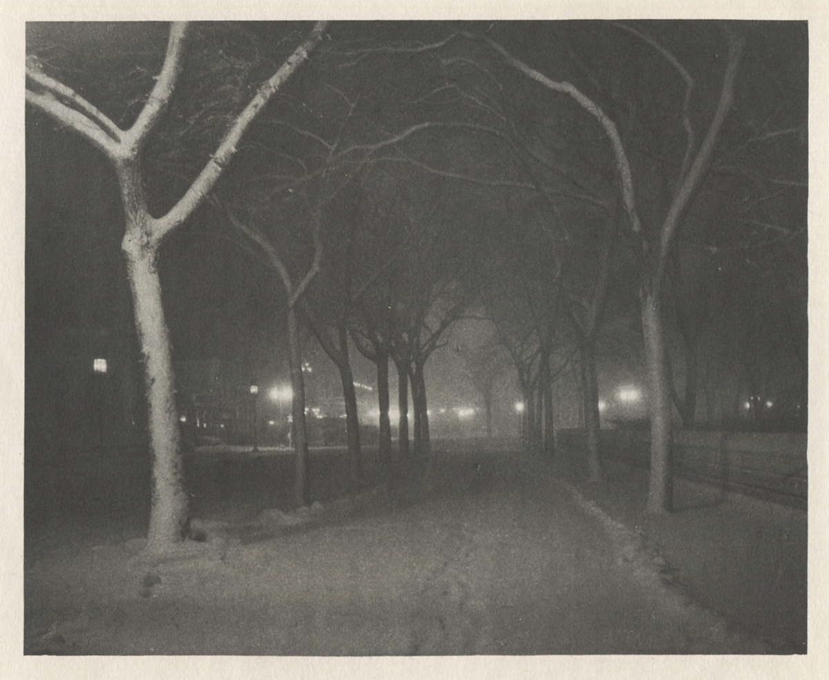Alfred Stieglitz, An Icy Night