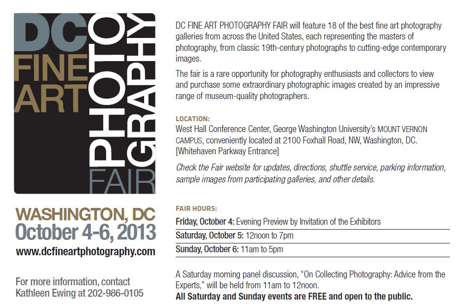 Catherine Couturier Gallery DC Fine Art Photography Fair