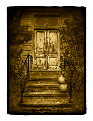 Dan Burkholder - Pumpkins on Church Steps