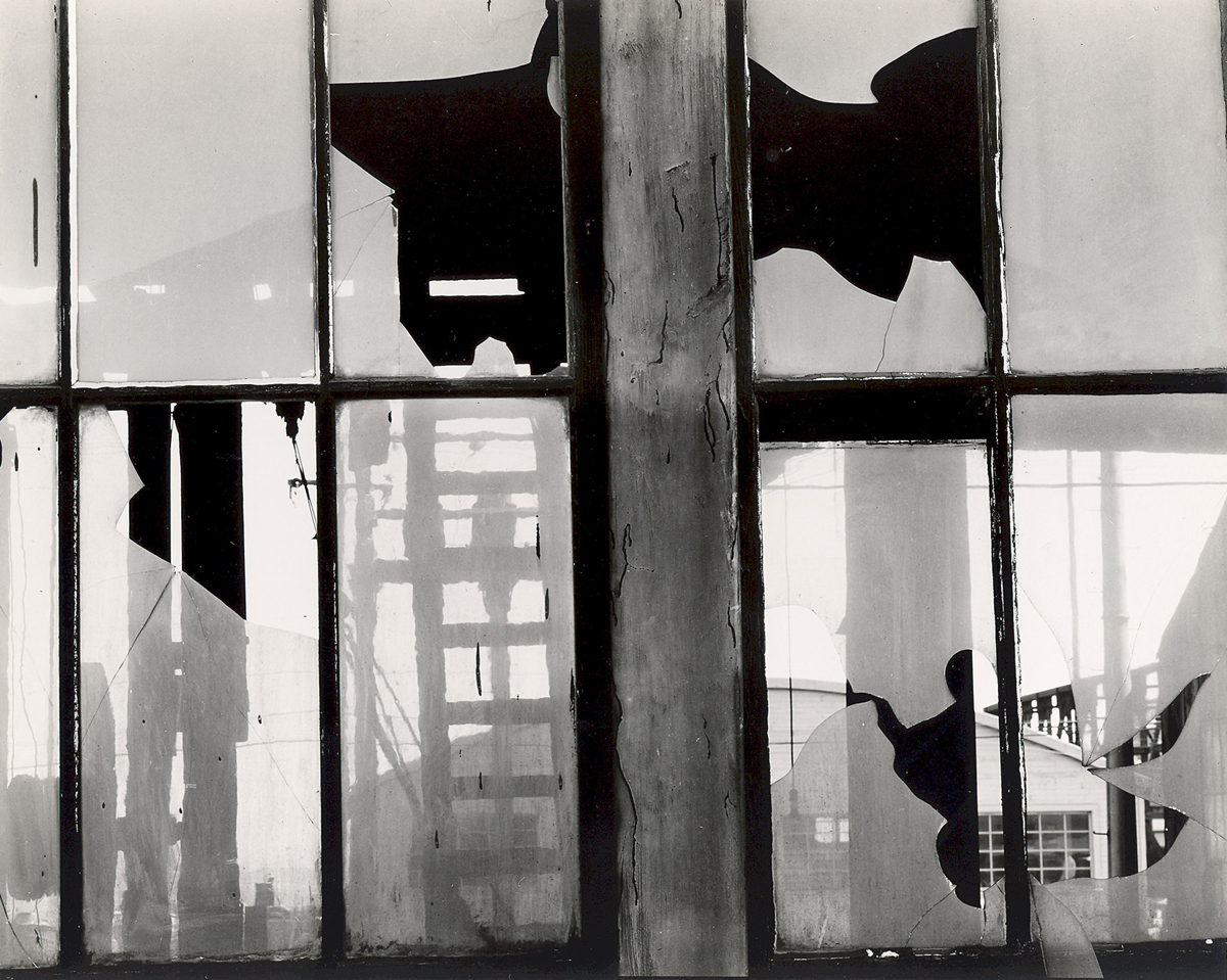 Brett Weston, Storefront, San Francisco (Broken Window) 1959/60