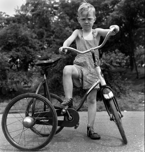 Ida Wyman Boy and Big Trike