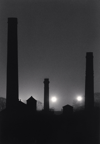Night Chimneys, Study 2, Wigan, Greater Manchester, England, Catherine Couturier Gallery