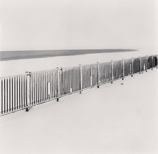 Snow Covered Fence, Okhotsk Sea, Hokkaido, Japan, Catherine Couturier Gallery