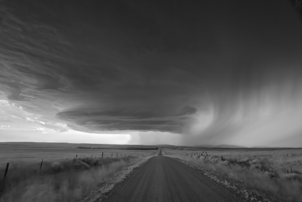 Mitch Dobrowner Saucer Over Road Hot Springs Wyoming 2014